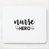 Nurse Gift Nurse Hero Muismat (Voorkant)