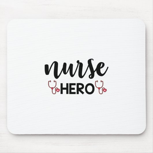 Nurse Gift Nurse Hero Muismat (Voorkant)