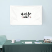 Nurse Gift Nurse Hero Spandoek (Beurs)