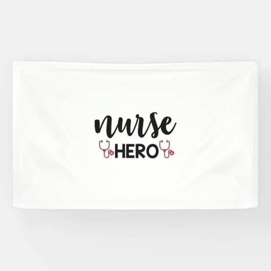 Nurse Gift Nurse Hero Spandoek (Horizontaal)