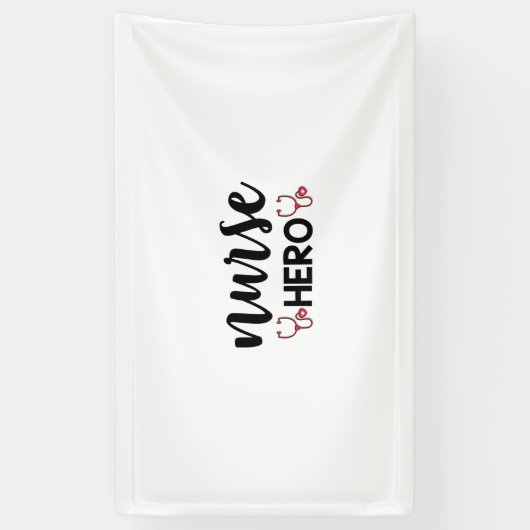 Nurse Gift Nurse Hero Spandoek (Verticaal)