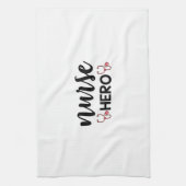 Nurse Gift Nurse Hero Theedoek (Verticaal)