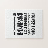 Nurse Gift Nurse I Can Deal With Trauma Legpuzzel (Horizontaal)