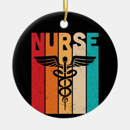 Nurse Gift Nurse Keramisch Ornament (Voorkant)