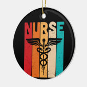 Nurse Gift Nurse Keramisch Ornament (Links)