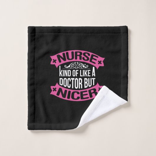 Nurse Gift | Nurse Kind Of Like A Doctor Washandje (Wasdoekje)