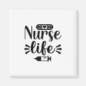 Nurse Gift Nurse Life Magneet (Voorkant)