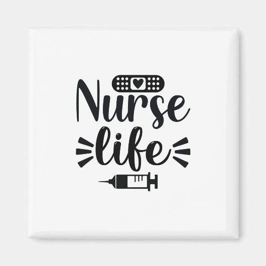 Nurse Gift Nurse Life Magneet (Voorkant)