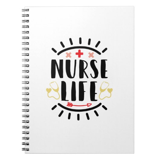 Nurse Gift Nurse Life Notitieboek (Voorkant)