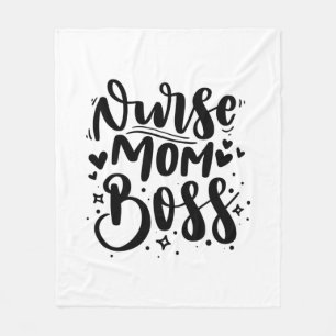 Nurse Gift Nurse Mom Bosnië Fleece Deken