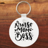Nurse Gift Nurse Mom Bosnië Sleutelhanger (Voorkant)