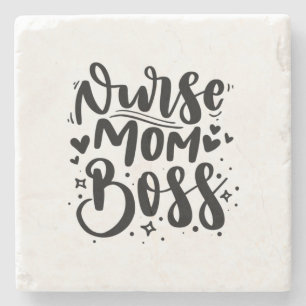 Nurse Gift Nurse Mom Bosnië Stenen Onderzetter