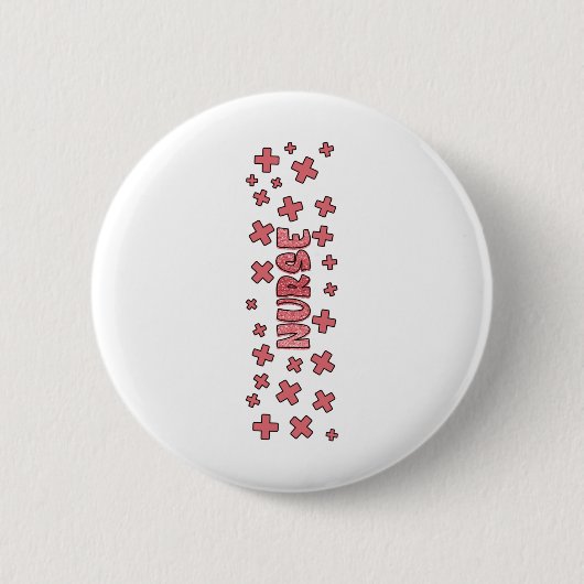 Nurse Gift Nurse Pen Wrap Bundle Ronde Button 5,7 Cm (Voorkant)