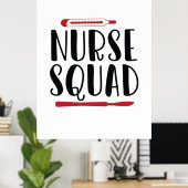 Nurse Gift Nurse Poster (Thuiskantoor)