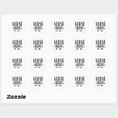 Nurse Gift Nurse Ronde Sticker (Vel)