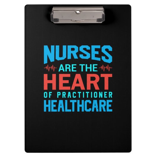 Nurse Gift | Nurses Are The Heart Klembord (Voorkant)