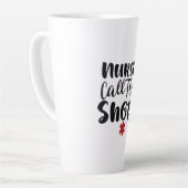Nurse Gift Nurses Call Latte Mok (Linkerhoek)