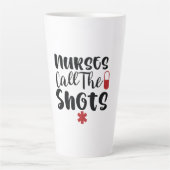 Nurse Gift Nurses Call Latte Mok (Voorkant)