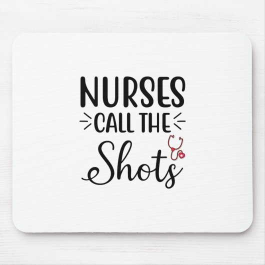 Nurse Gift Nurses Call Muismat (Voorkant)