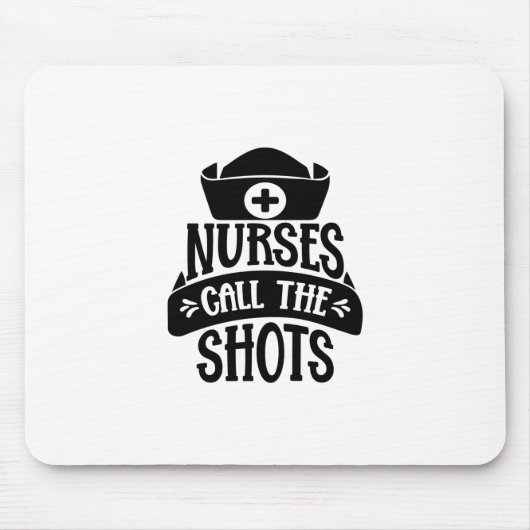 Nurse Gift Nurses Call Muismat (Voorkant)