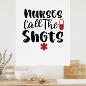 Nurse Gift Nurses Call Poster (Keuken)