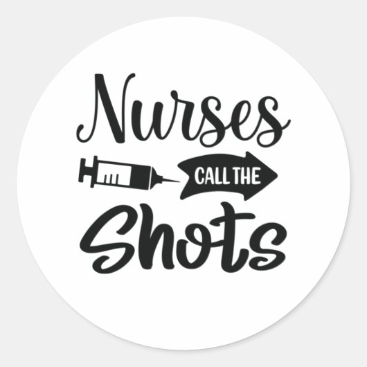 Nurse Gift Nurses Call Ronde Sticker (Voorkant)