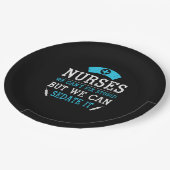 Nurse Gift | Nurses We Cant Fix Stupid Papieren Bordje (Gekanteld)