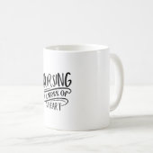 Nurse Gift Nursing Is A Work Of Heart Koffiemok (Voorkant rechts)