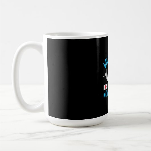 Nurse Gift | Nursing Is A Work Of Heart Koffiemok (Links)