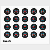 Nurse Gift | Nursing Is A Work Of Heart Ronde Sticker (Vel)