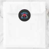 Nurse Gift | Nursing Is A Work Of Heart Ronde Sticker (Tas)