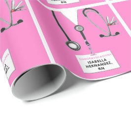 Nurse Gift Pink Cadeaupapier