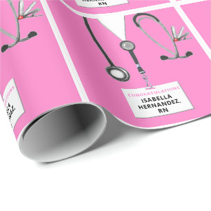Nurse Gift Pink Cadeaupapier