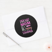 Nurse Gift | Proud Mom Of A Nursing Ronde Sticker (Envelop)