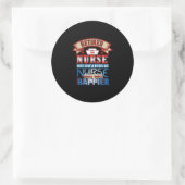 Nurse Gift | Retired Nurse Just Like A Reguular Ronde Sticker (Tas)