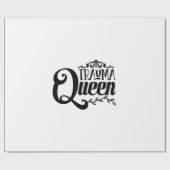 Nurse Gift Trauma Queen Cadeaupapier (Vlak)