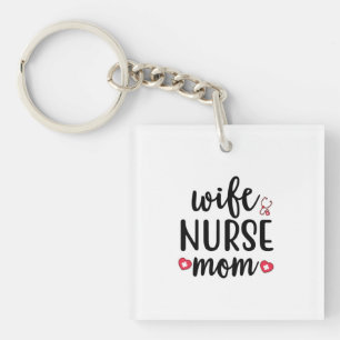 Nurse Gift Wife Nurse Sleutelhanger