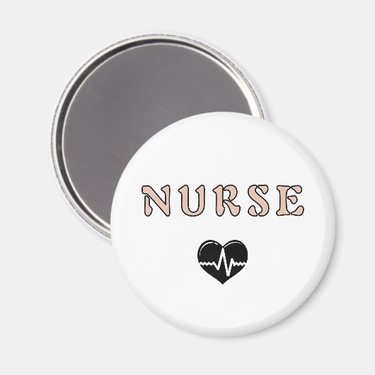 Nurse Gifts Pinback Button Magneet (Voorkant / Achterkant)