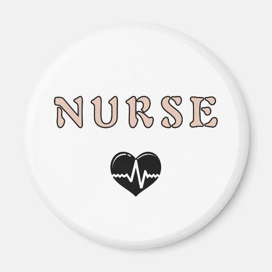 Nurse Gifts Pinback Button Magneet (Voorkant)