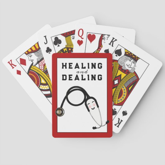 Nurse Gifts Pokerkaarten (Achterkant)