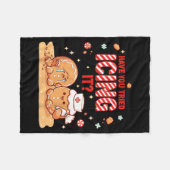 Nurse Gingerbread Man Costume, Xmas Have You Tried Fleece Deken (Voorkant (Horizontaal))