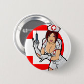 NURSE GIRL BUTTON (Voorkant /achterkant)