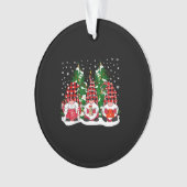 Nurse Gnomes Santa Kerstmis Light Nursing Gnomies Ornament (voorkant)