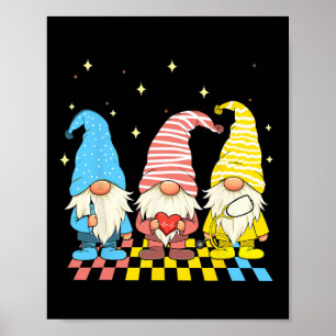 Nurse Gnomes Stethoscoop Eieren Grappig Pasen Ren  Poster