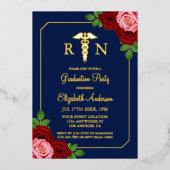 Nurse Graduation Folie Uitnodiging (Voorkant)