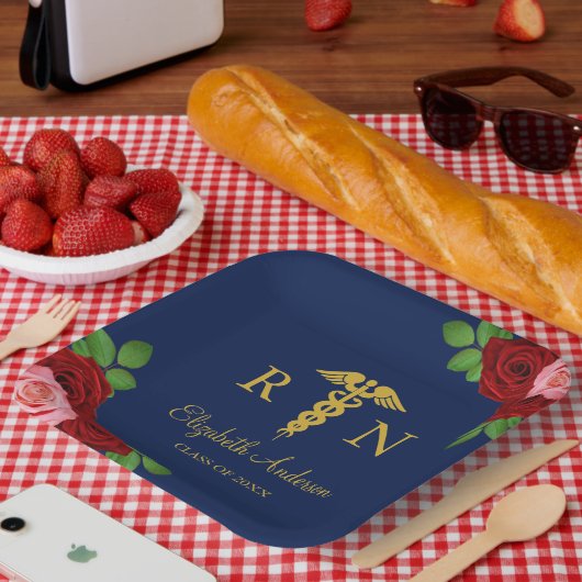 Nurse Graduation Papieren Bordje (Picknick)
