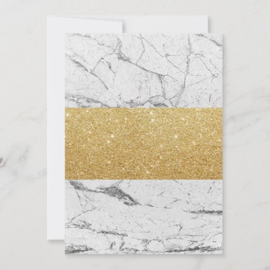 Nurse Graduation Party Elegant White Marble Kaart (Achterkant)