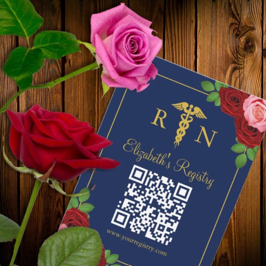 Nurse Graduation Party Registry Informatiekaartje