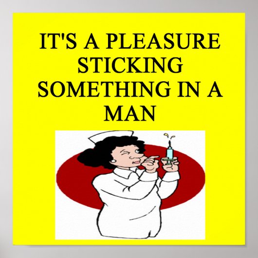 NURSE grap Poster (Voorkant)