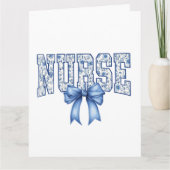 Nurse Greeting Card Kaart (Voorkant)